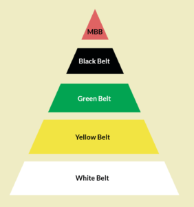 levels of lean six sigma belts